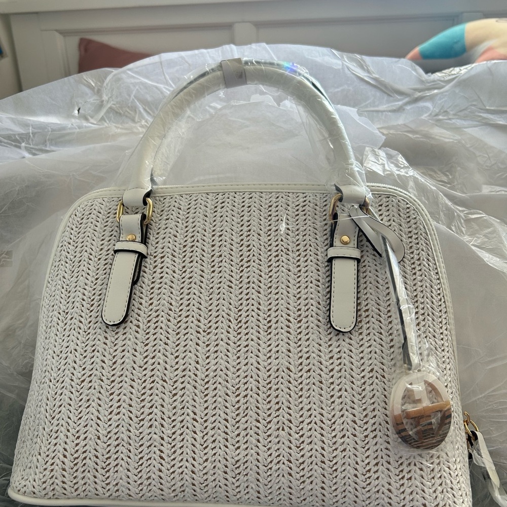 Giani Bernini Straw Dome Bag